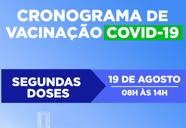 CRONOGRAMA DE VACINAÇÃO