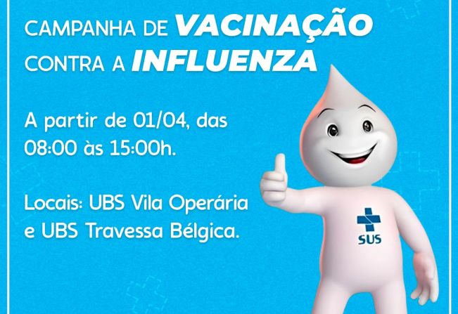 CAMPANHA DE VACINAÇÃO CONTRA INFLUENZA