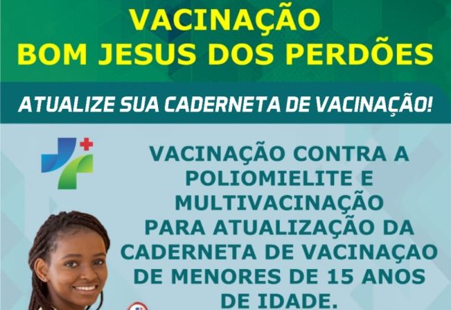 VACINAÇÃO BOM JESUS DOS PERDÕES