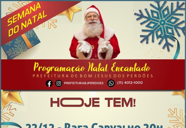 PROGRAMAÇÃO DE NATAL 