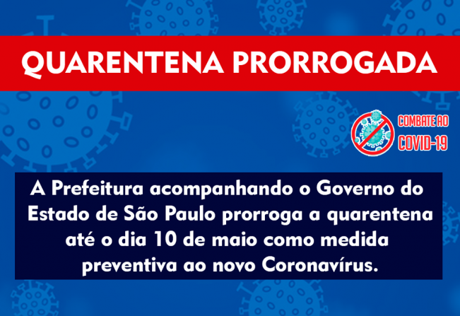  Prorrogação da Quarentena 