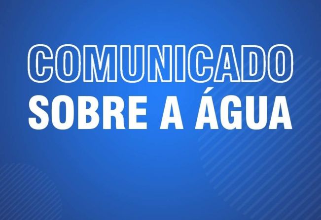 COMUNICADO FECHAMENTO DE ÁGUA