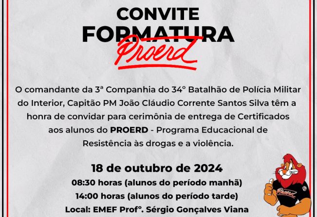 FORMATURA PROERD