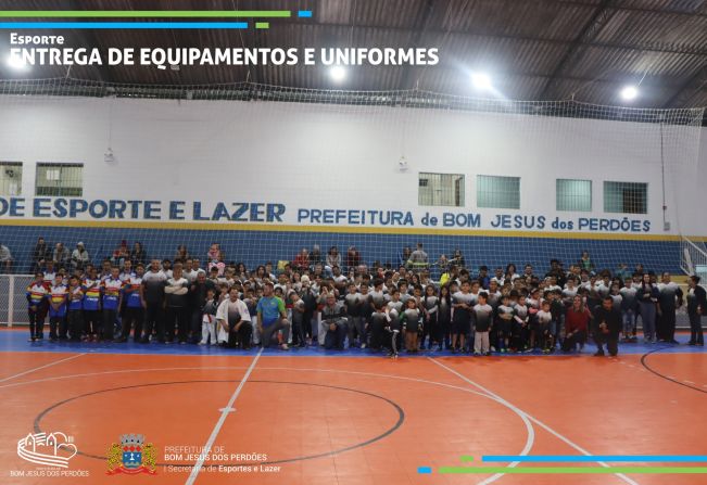 NOVOS EQUIPAMENTOS E UNIFORMES