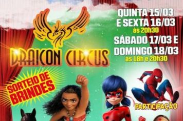 DRAICON CIRCUS EM BOM JESUS DOS PERDÕES