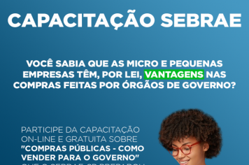CAPACITAÇÃO SEBRAE