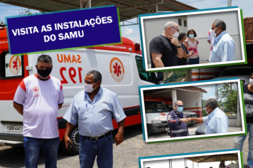 VISITA AS INSTALAÇÕES DO SAMU
