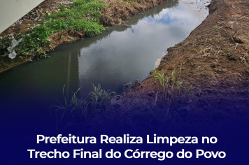 LIMPEZA CÓRREGO DO POVO