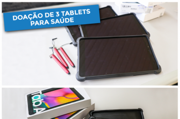 DOAÇÃO DE 3 TABLETS PARA SAÚDE