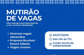 MUTIRÃO DE VAGAS