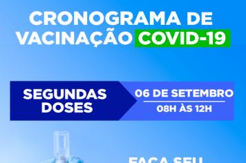 CRONOGRAMA DE VACINAÇÃO CONTRA A COVID-19