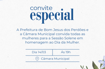 CONVITE ESPECIAL