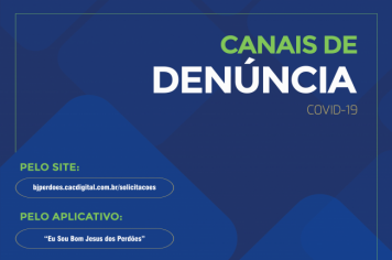 CANAIS DE DENÚNCIA