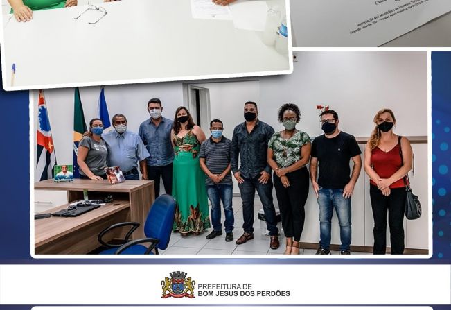 Prefeitura de Bom jesus dos Perdões recebeu o presidente da Amitesp 