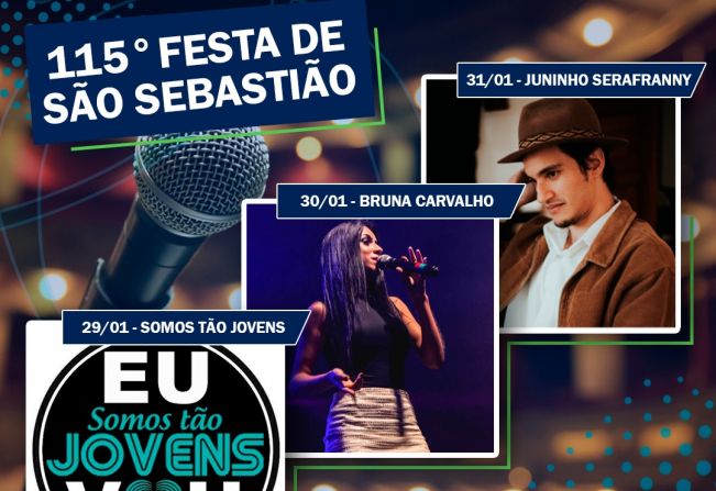 PROGRAMAÇÃO DAS LIVES DE SÃO SEBASTIÃO